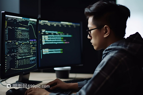 程序員與代碼特寫 計算機網絡技術開發的視覺敘事